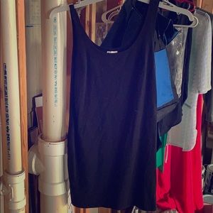 H&M mini black strappy dress